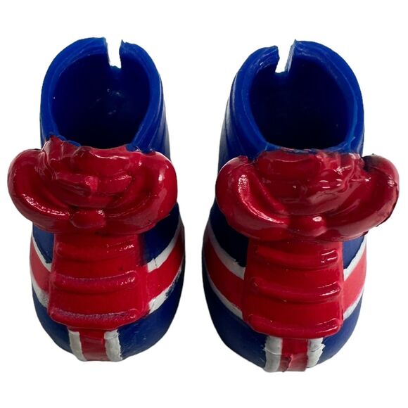 Shopkins Shoppies Doll World Vacation Jessicake Replacement Shoes British Flag - Picture 6 of 7
